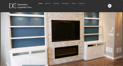 Desktop Screenshot of dimensioncarpentry.com